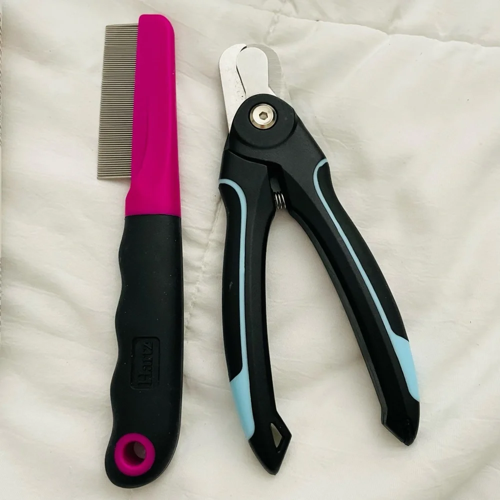 New puppy dog pet kit water bottle flea comb nail clippers antidiarrhea medicine